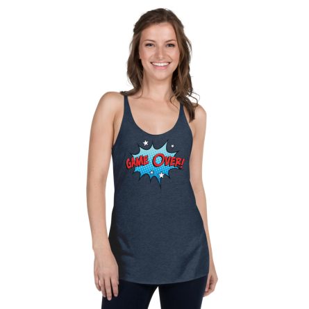 Game Over - Women's Premium Racerback Tank Top