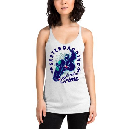 Not a Crime - Women's Premium Racerback Tank Top