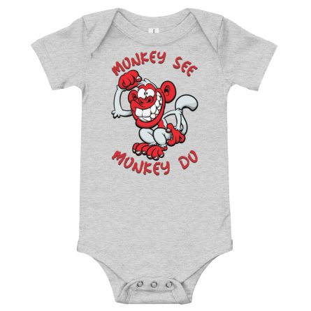 Monkey See Monkey Do - Baby One Piece - Image 5