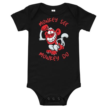 Monkey See Monkey Do - Baby One Piece - Image 3