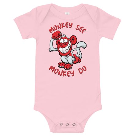 Monkey See Monkey Do - Baby One Piece - Image 6