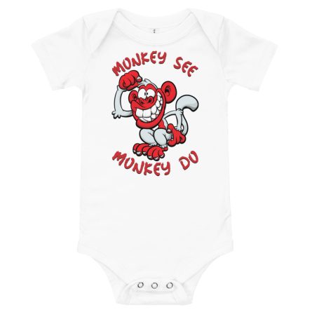 Monkey See Monkey Do - Baby One Piece