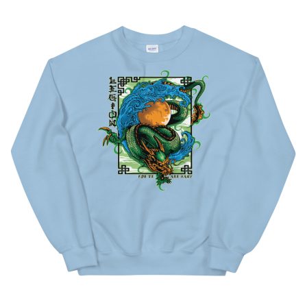 Traditional Dragon Tattoo - Big Size Unisex Sweatshirt - Image 6