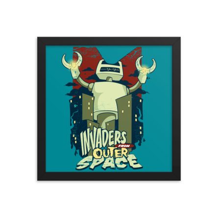 Invaders From Outer Space - Framed poster - Image 4