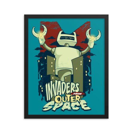 Invaders From Outer Space - Framed poster - Image 9