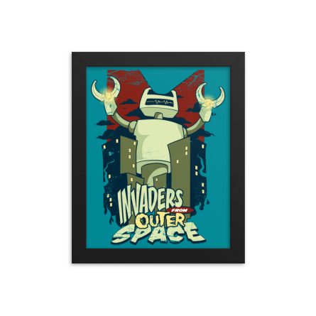 Invaders From Outer Space - Framed poster - Image 2