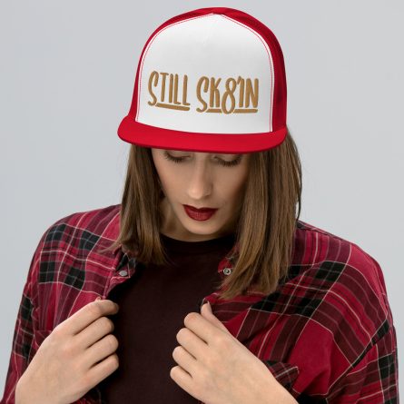 Still Sk8in - Trucker Snapback Cap - Image 2