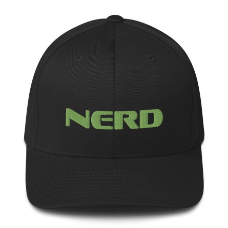 Nerd - 3D Puff Closed-Back Flexfit Cap - Image 5