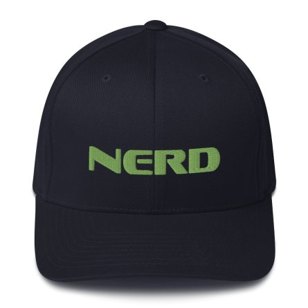 Nerd - 3D Puff Closed-Back Flexfit Cap - Image 4