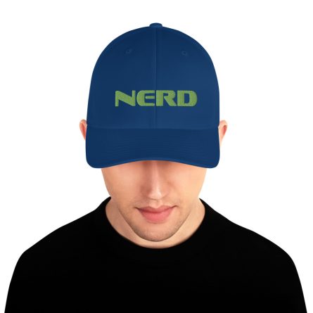 Nerd - 3D Puff Closed-Back Flexfit Cap - Image 2