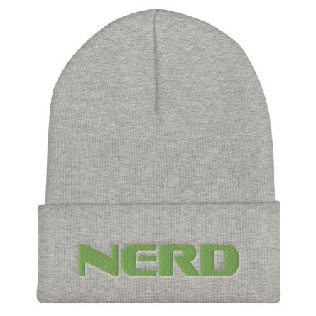 Nerd - 3D Puff Cuffed Beanie - Image 6