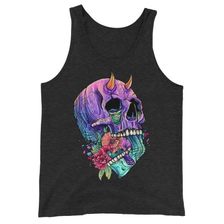 Vibrant Decay #02 - Unisex Premium Tank Top - Image 3