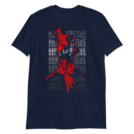 Hard Lessons - Soul (Red) - Unisex Softstyle T-shirt - Image 2