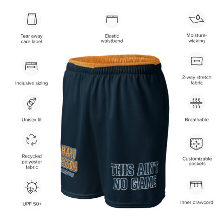 Hard Lessons - Basketball 2025 - Unisex mesh shorts - Image 3