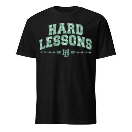Hard Lessons – Mint Green Camo – Unisex Softstyle T-shirt