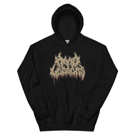 Hard Lessons - Gritty Death Metal Logo - Unisex Hoodie