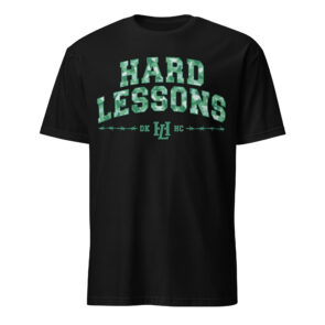Hard Lessons – Mint Green Camo – Unisex Softstyle T-shirt