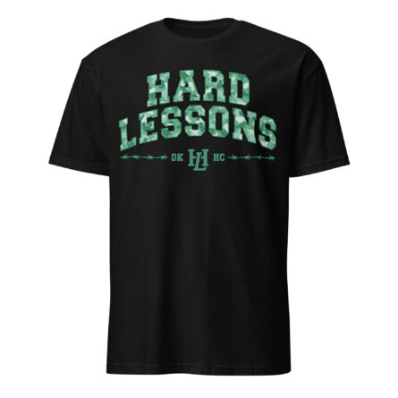 Hard Lessons – Mint Green Camo – Unisex Softstyle T-shirt
