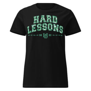 Hard Lessons – Mint Green Camo – Women’s softstyle t-shirt