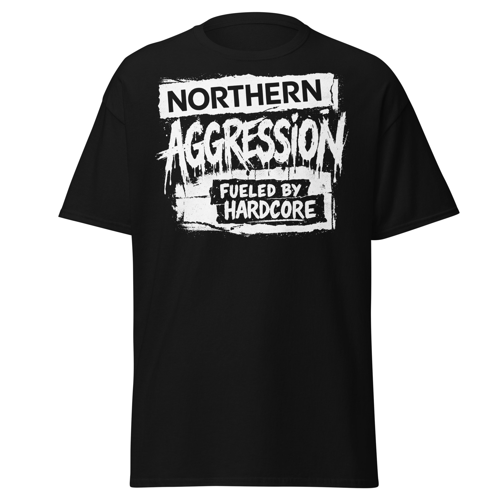 Northern Aggression - Fueled By Hardcore - Unisex Heavy Gildan T-shirt - Image 2