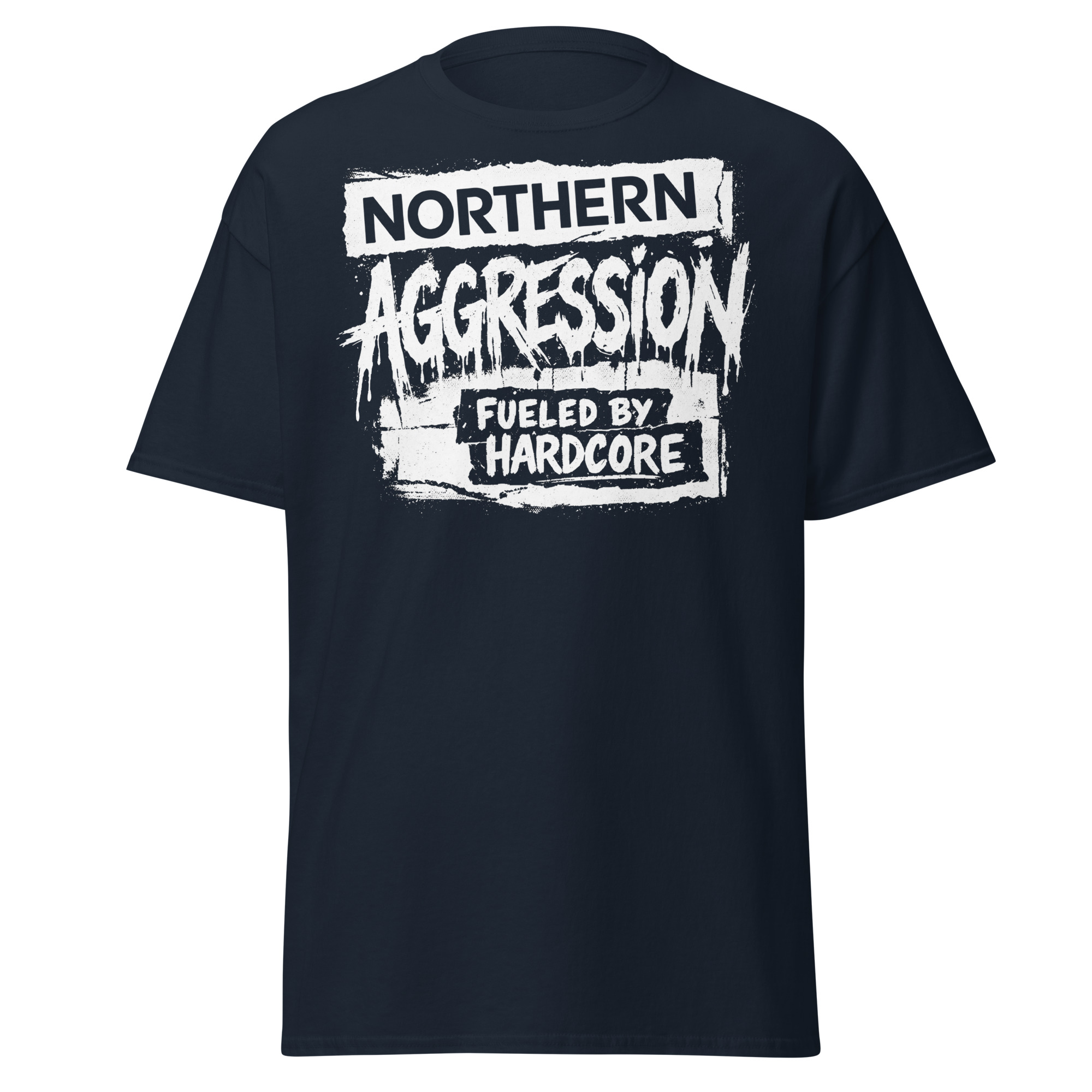 Northern Aggression - Fueled By Hardcore - Unisex Heavy Gildan T-shirt - Image 3