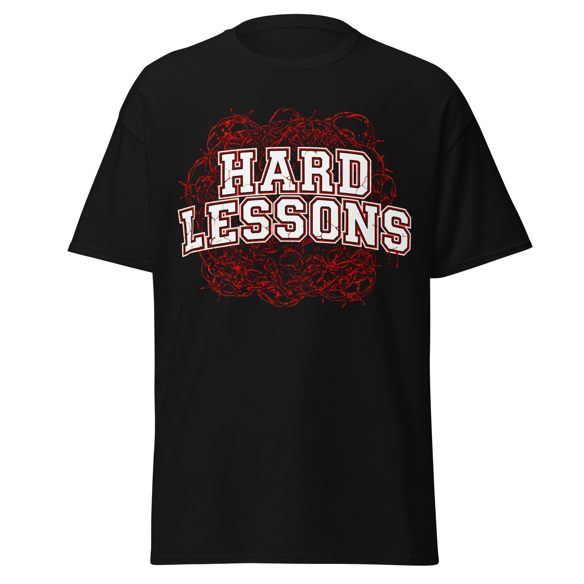 Hard Lessons - Barbwire - Unisex Classic Tee