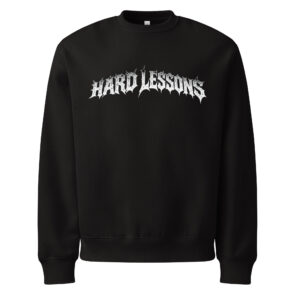 Hard Lessons - Oversized heavyweight sweatshirt